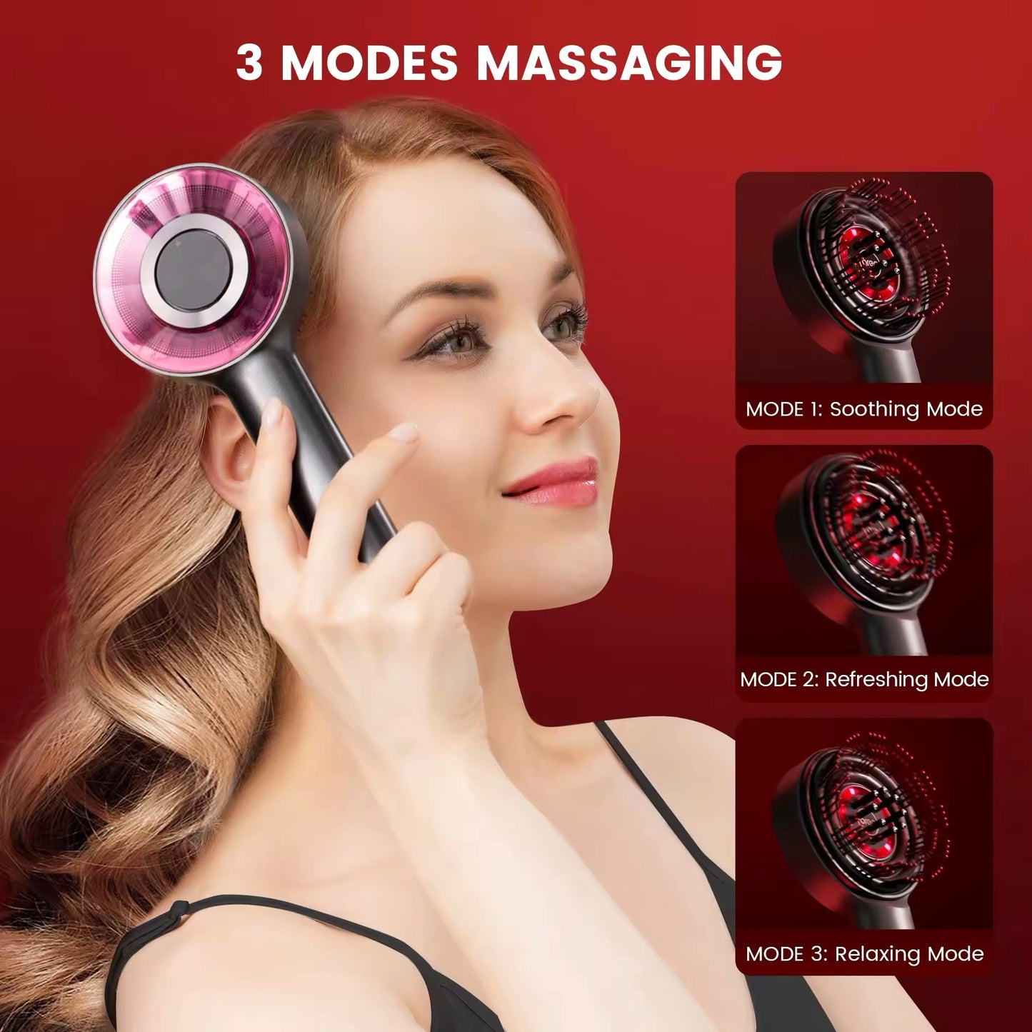 Red Light Scalp Massager